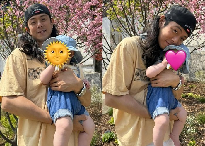 ‘장발’로 육아 중인 근황 전환 래퍼 빈지노... 아들과 함께한 ‘행복한 순간’ 공개했다