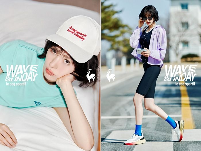 청량미 터진다!... 르꼬끄, 나나와 함께한 2025 썸머 컬렉션