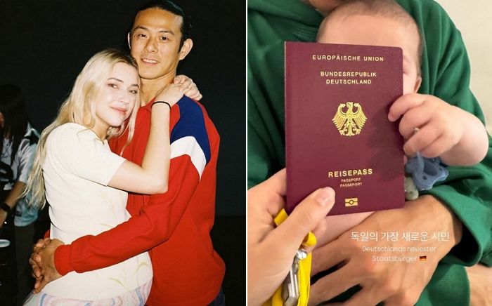 빈지노♥미초바 아들, 인생 5개월차 근황... 국적은 한국·독일 둘 중 어디?