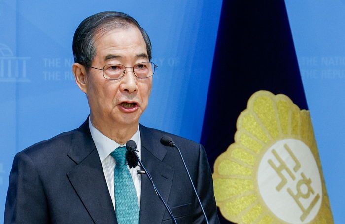 한덕수 “김문수와 단일화 무조건 수용... 조건 없다”