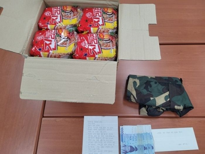 “과자 못 사 미안해요”... 어린이날 맞아 폐지 주워 라면 기부한 ‘세 아이 아빠’의 편지