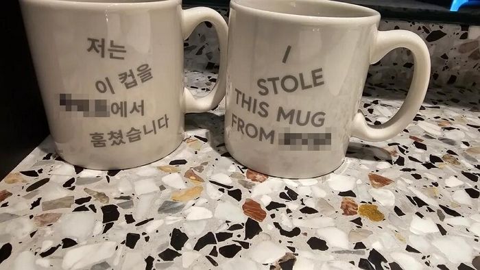 호텔 컵에 적힌 ‘훔친 컵’ 도난방지문구... “기분나쁘다 vs 얼마나 훔쳐갔으면”