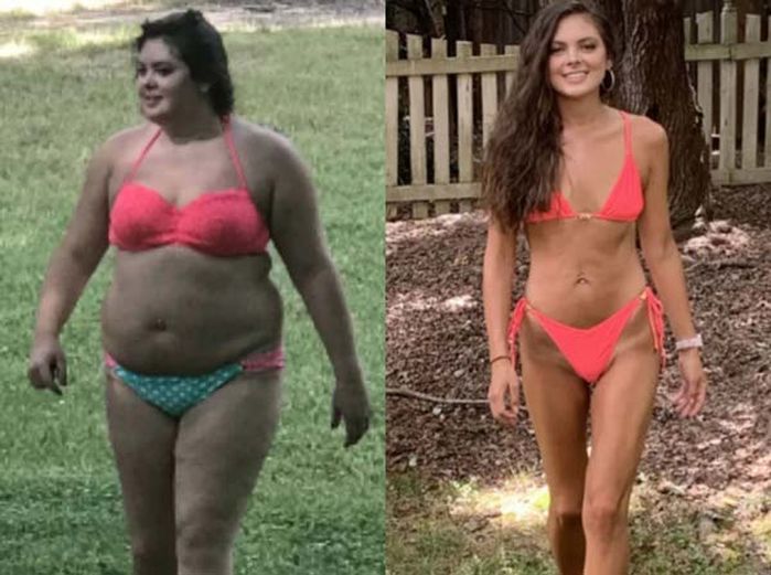“살찌는 약 먹냐”는 말에 충격받아 50kg 감량한 여성의 비포&에프터