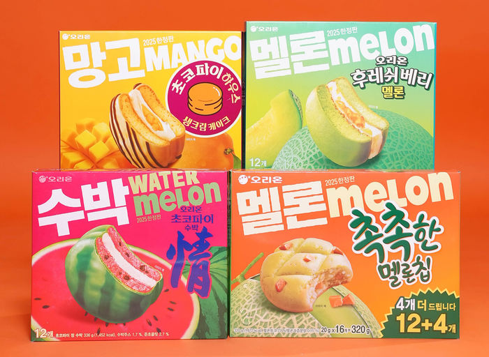 오리온, 수박·망고 초코파이 등 ‘한정판 간식’ 대거 출시... 더 맛있게 먹는 꿀팁 전수