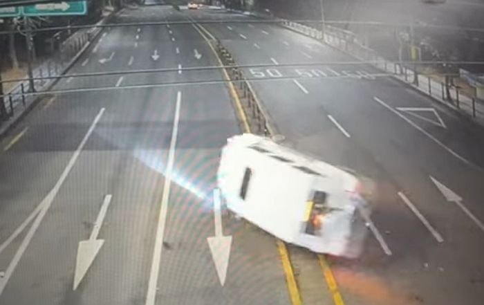 ‘음주운전’하다 사고나자 차 버리고 도주한 운전자... CCTV에 딱 걸렸다 (영상)