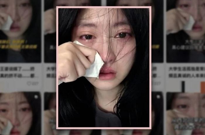 눈물셀카 올렸다가... 우는 모습 너무 예쁘다는 이유로 ‘최음제 광고’에 도용 당한 여대생