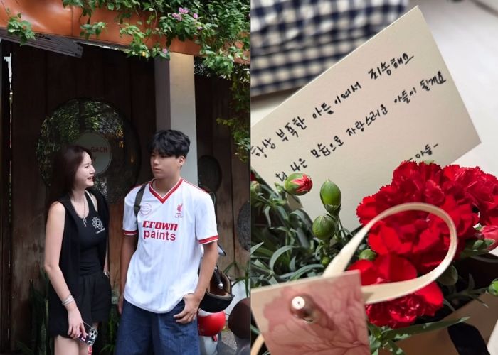 ‘안정환♥’이혜원, 외모부터 인성까지 ‘갓벽’한 아들 선물에 감동 받았다