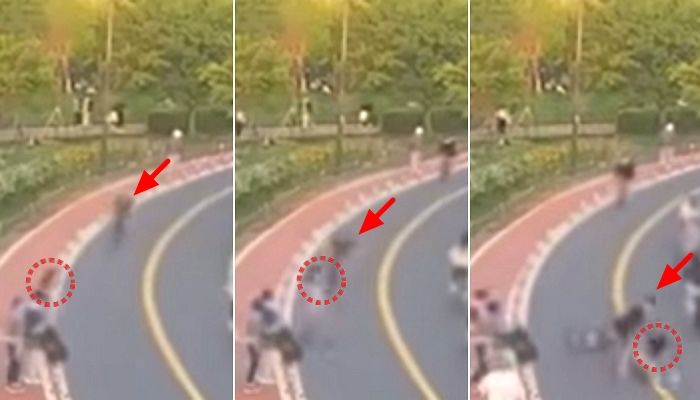 “자전거 도로로 갑자기 튀어나온 아줌마... 자전거 타던 12살 아들이 가해자가 됐습니다” (영상)