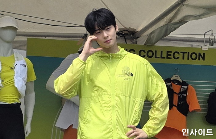 군대 갈 준비하며 운동하더니 노페 러닝 대회 완주 성공한 차은우... ‘실물 체감’ 사진 공개