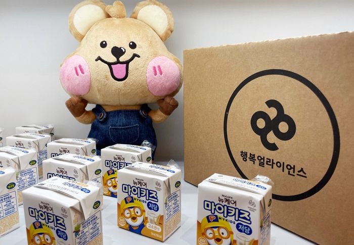 대상웰라이프, 성동구 결식우려아동에 ‘뉴케어 마이키즈’ 2만개 지원