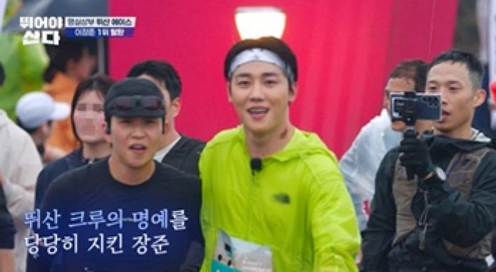 “눈앞에 아이들 얼굴이...” 눈물·콧물 흘리며 마라톤 완주한 ‘모성애’ 율희