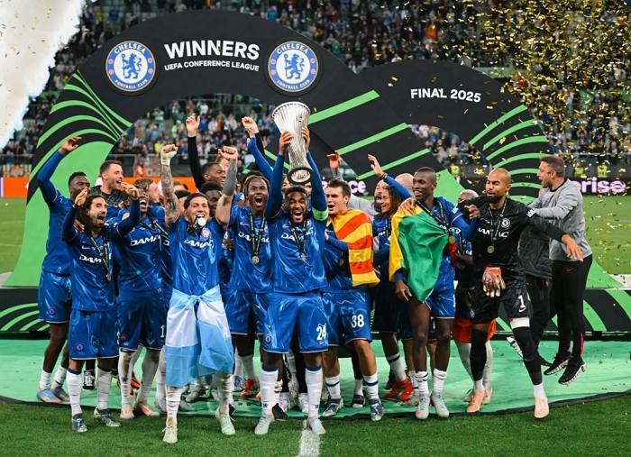 첼시, 컨퍼런스리그 우승... 유럽구단 사상 첫 ‘UEFA 그랜드슬램’ 달성