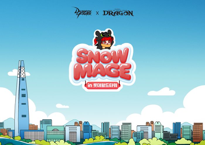넥슨, 던파 팝업스토어 ‘SNOWMAGE’ 롯데월드몰에서 개최