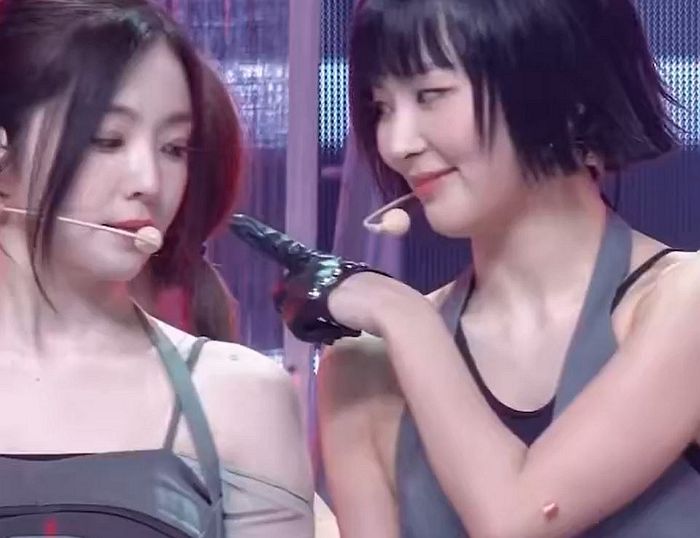아이린, ‘볼콕’ 엔딩 포즈 하는 슬기 손 다급히 붙잡아... 대선 앞두고 손가락 사수 (영상)