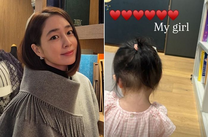 ‘이병헌♥’이민정, 사랑스러운 18개월 딸 ‘뒷모습’ 공개