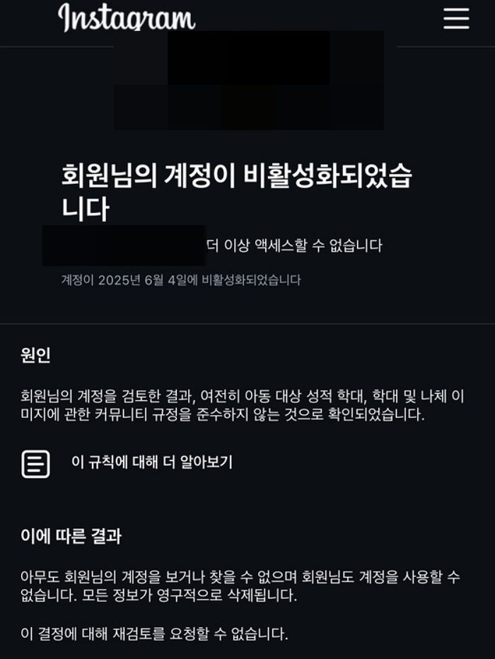 “내가 아동성범죄자?”... 계정 ‘정지’ 당하고 있는 인스타 이용자들