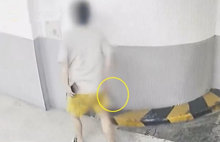 “일찍 나왔으면 큰일 날 뻔”... 성남 오피스텔 주차장서 흉기 들고 차 박살 낸 남성 (영상)