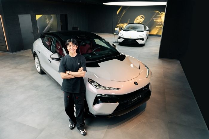 로터스자동차코리아, 축구 국대 수비수 설영우에게 고성능 SUV ‘엘레트라’ 후원