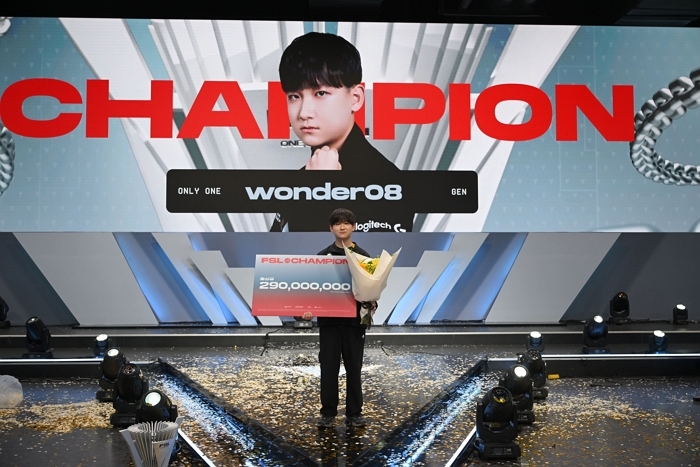 젠지 ‘wonder08’ 고원재, FC 온라인 슈퍼 챔피언스 리그 초대 우승