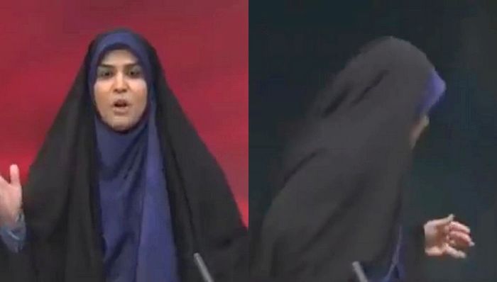 이스라엘, 이란 국영방송 공습... 생방송하던 앵커 급히 대피한 긴박한 상황, 카메라에 담겼다 (영상)