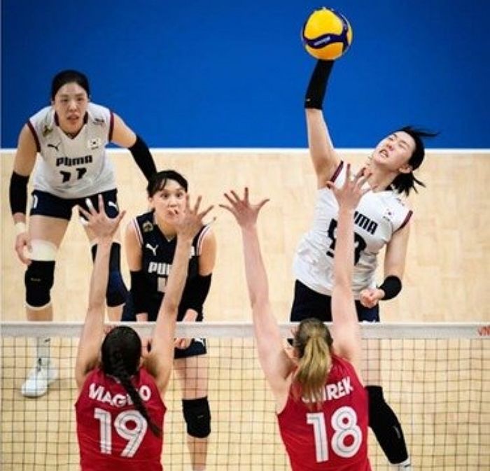 세계랭킹 37위 여자배구, 9위 캐나다 3-2로 꺾었다... 2025 VNL서 ‘첫승’