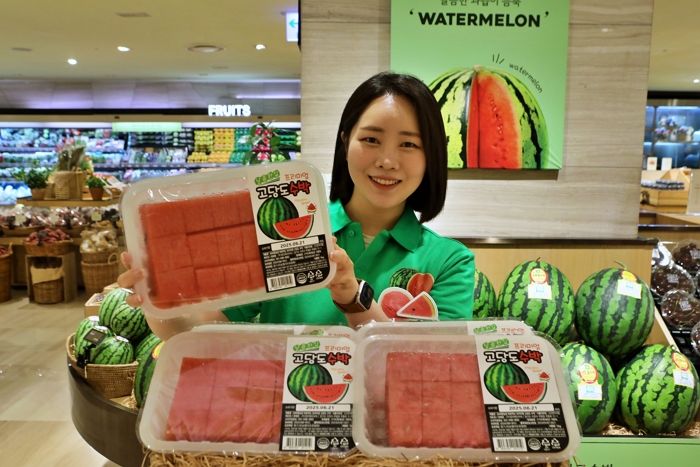 “수박, 통째로 살 필요 없어요”... 롯데백화점, ‘딱 맛있는 부분만’ 담은 도시락 출시