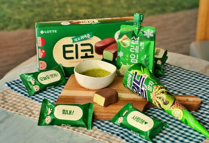 바삭한 초코 코팅 안에 ‘말차 아이스크림’으로 꽉 찬 ‘티코’ 신제품... 월드콘·설레임까지