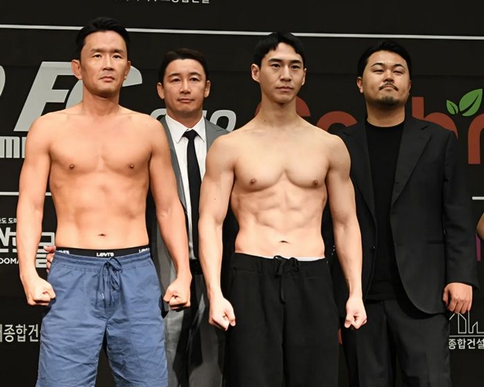 윤형빈, 밴쯔 상대로 1R TKO 승... 라이트 훅 한방에 쓰러져