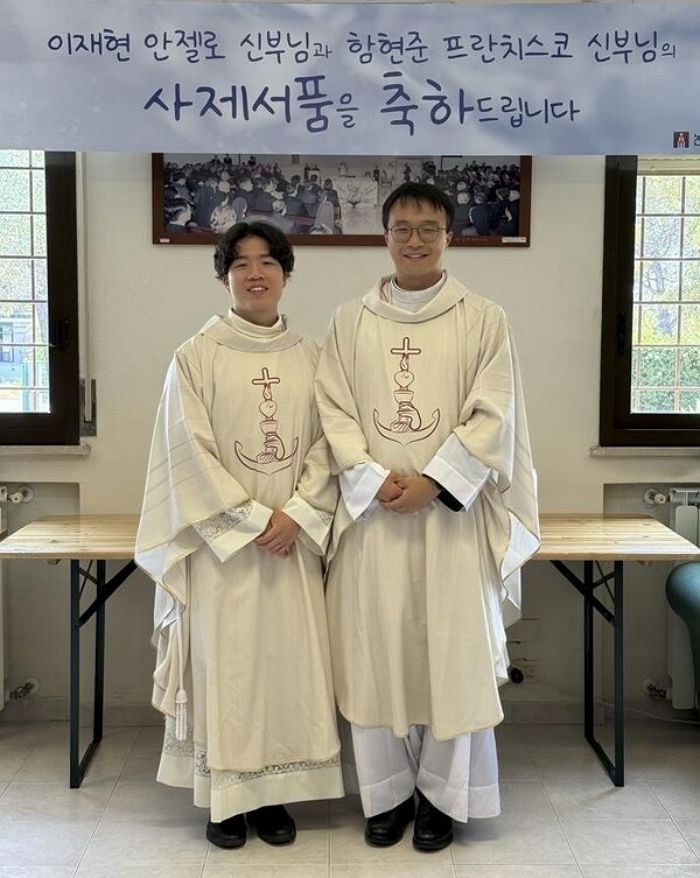 한국인 부제 2명, 레오 14세 교황의 ‘직접 주례’로 신부님 됐다