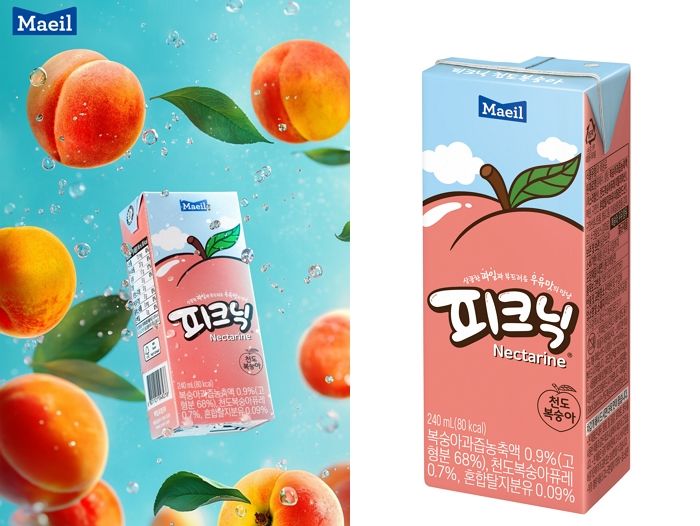 매일유업 ‘피크닉 천도복숭아’, 4개월 만에 200만팩 판매 돌파