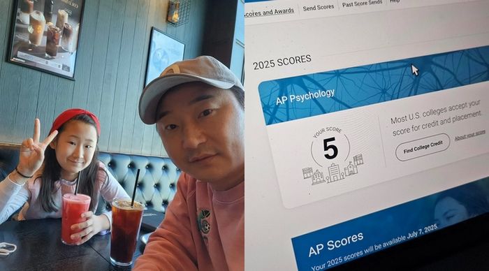 이천수 12살 딸 존스홉킨스대 합격하더니... “美 AP 심리학 만점”