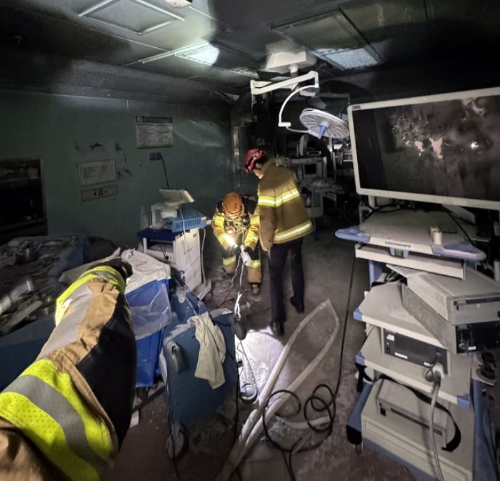 조선대병원 수술실서 화재 발생