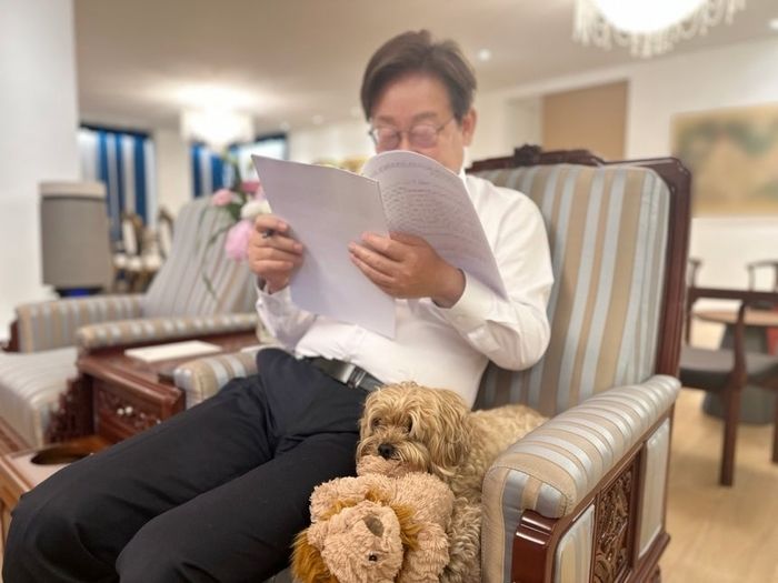 ‘퍼스트도그’ 바비 등장에... 3년 전, 강아지 약 올리다 참교육 당하는 李 대통령 영상 ‘파묘’