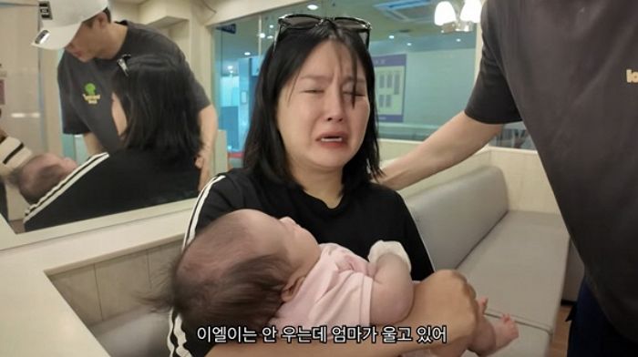 아이 예방접종 후 오열... ‘이용식 딸’ 이수민, 병원 영상 의견 엇갈려