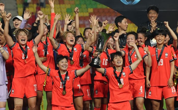 한국 여자축구, 대만에 2-0 승리... 중국·일본 제치고 20년 만에 ‘동아시안컵 우승’