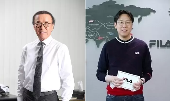 (좌) 윤뉸수 회장, (우) 윤근창 대표 / 미스토홀딩스