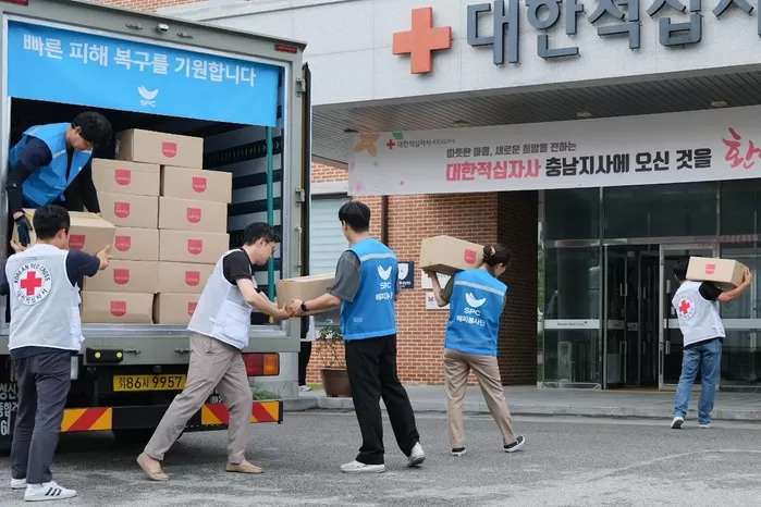 SPC그룹, 충남·전남 수해지역에 빵∙생수 등 구호물품 총 1만개 긴급 지원