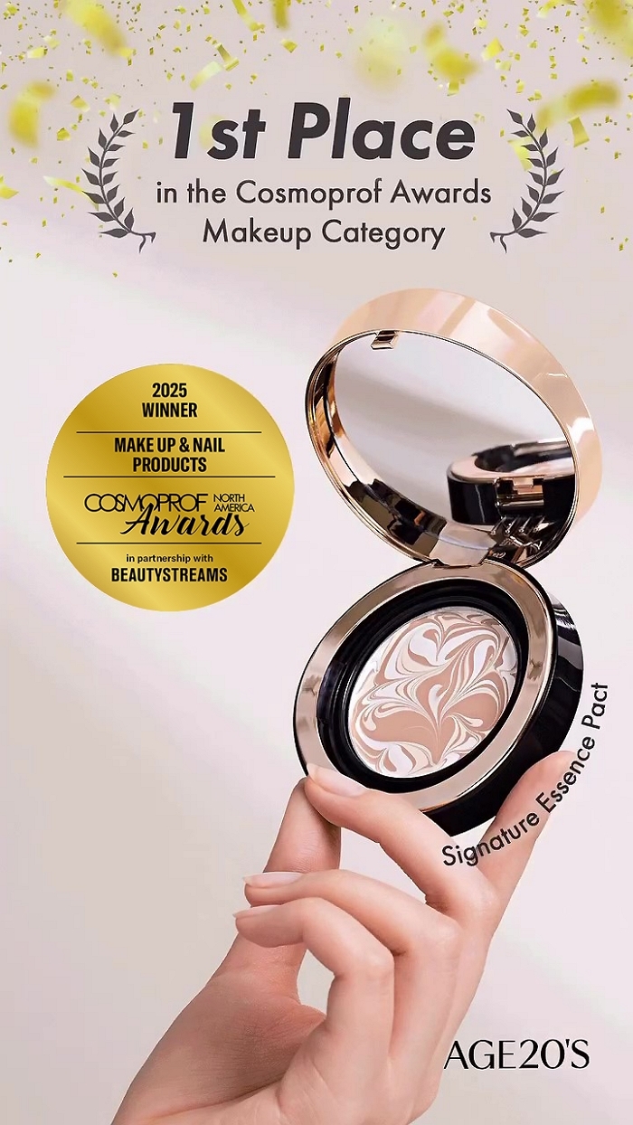 AGE20’s, ‘코스모프로프 라스베이거스 어워드’ 메이크업&네일 부문 1위... K-뷰티 기술력 입증했다