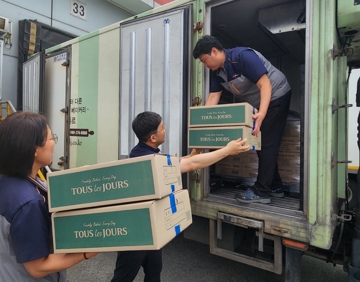 CJ푸드빌, 충남 집중호우 피해지역에 빵·음료 5천개 긴급 지원