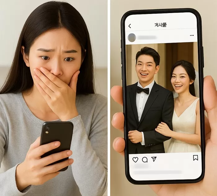 해외출장 가서 연락 안 된다던 남친... 우연히 본 인스타그램 속에선 다른 여자와 ‘결혼’