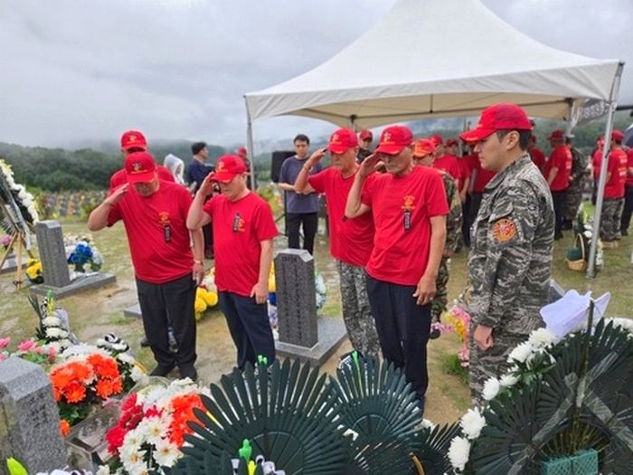 해병대예비역연대, 채수근 상병 순직 2주기 추모식 거행... “책임자 엄벌해야”