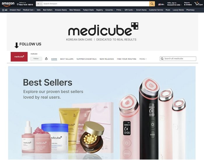 K뷰티의 저력!... 에이피알, 美 아마존 프라임 데이 뷰티 선두 휩쓸며 독보적 입지 구축