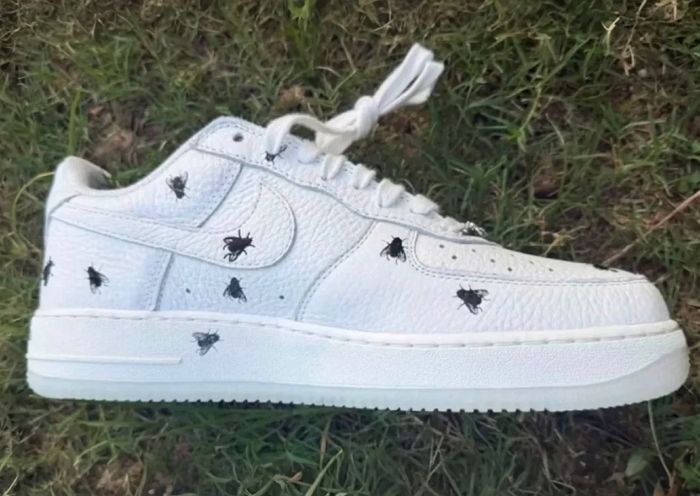 “발 냄새 오해받을 수도” ... ‘진짜 파리’ 붙은 것 같은 나이키 신상 에어포스1