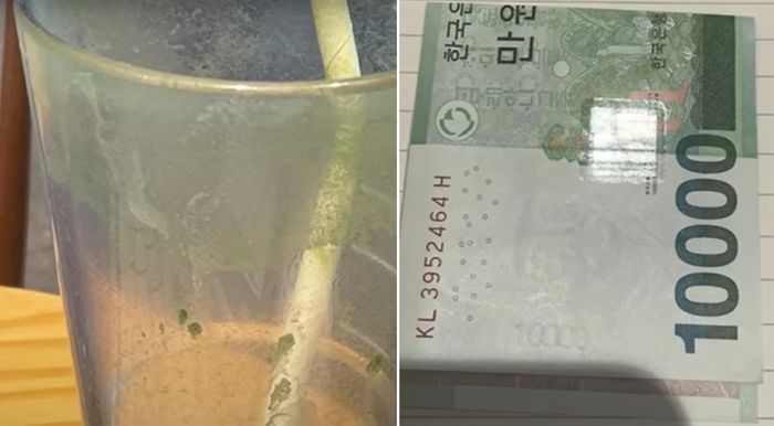 “주문하려 했는데 종류 몰라서”... 카페서 옆자리 손님 음료 쏟고 만원 두고 간 사람