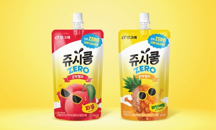 칼로리 9kcal, 제로슈거 그대로... 빙그레 쥬시쿨, 젤리로 나왔다