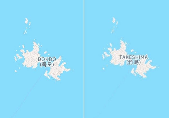 구글, 애플에 이어 인스타그램까지... 지도 속 ‘다케시마’로 표기된 ‘독도’