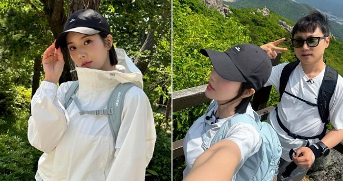 “등산은 힐링이지”... 권은비와 금정산 등반한 빠니보틀