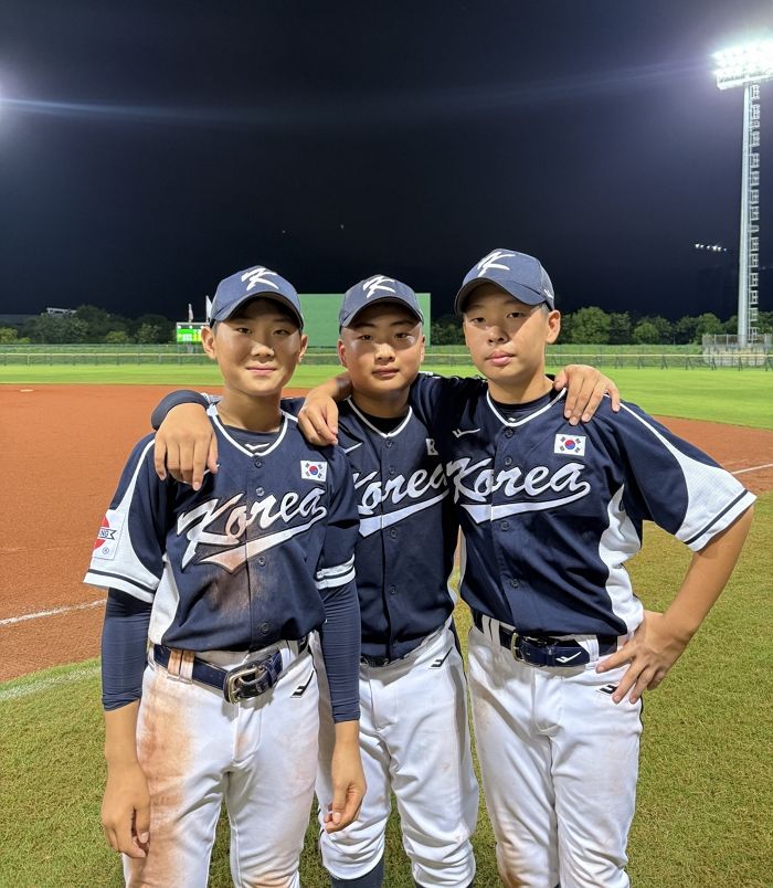 한국 유소년 야구, 대박쳤다... U12 월드컵서 미국 꺾고 조 1위 등극