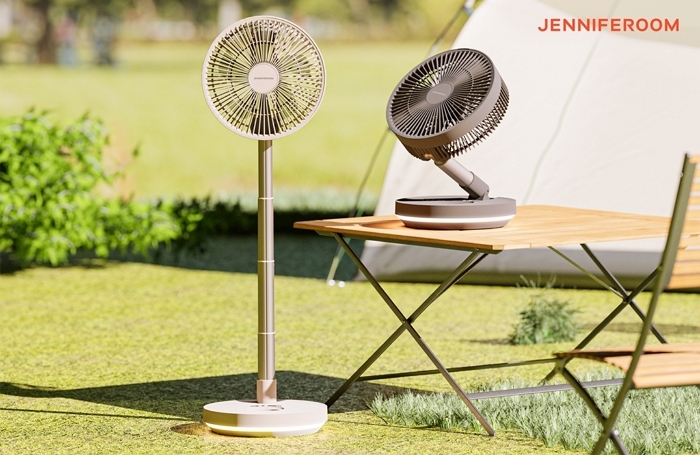 시원함은 기본, 실용성까지 갖췄다는 제니퍼룸 ‘폴더블 무선 선풍기’ 완판 행진