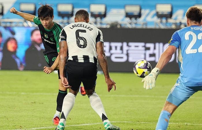 쿠팡플레이 시리즈 1차전, 팀K리그가 뉴캐슬 상대로 1-0 ‘승리’... 김진규 결승골